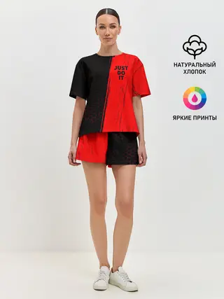 Женская пижама с шортами / JUST DO IT