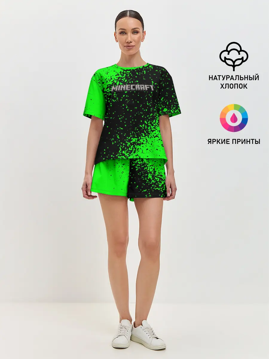 Женская пижама с шортами / MINECRAFT