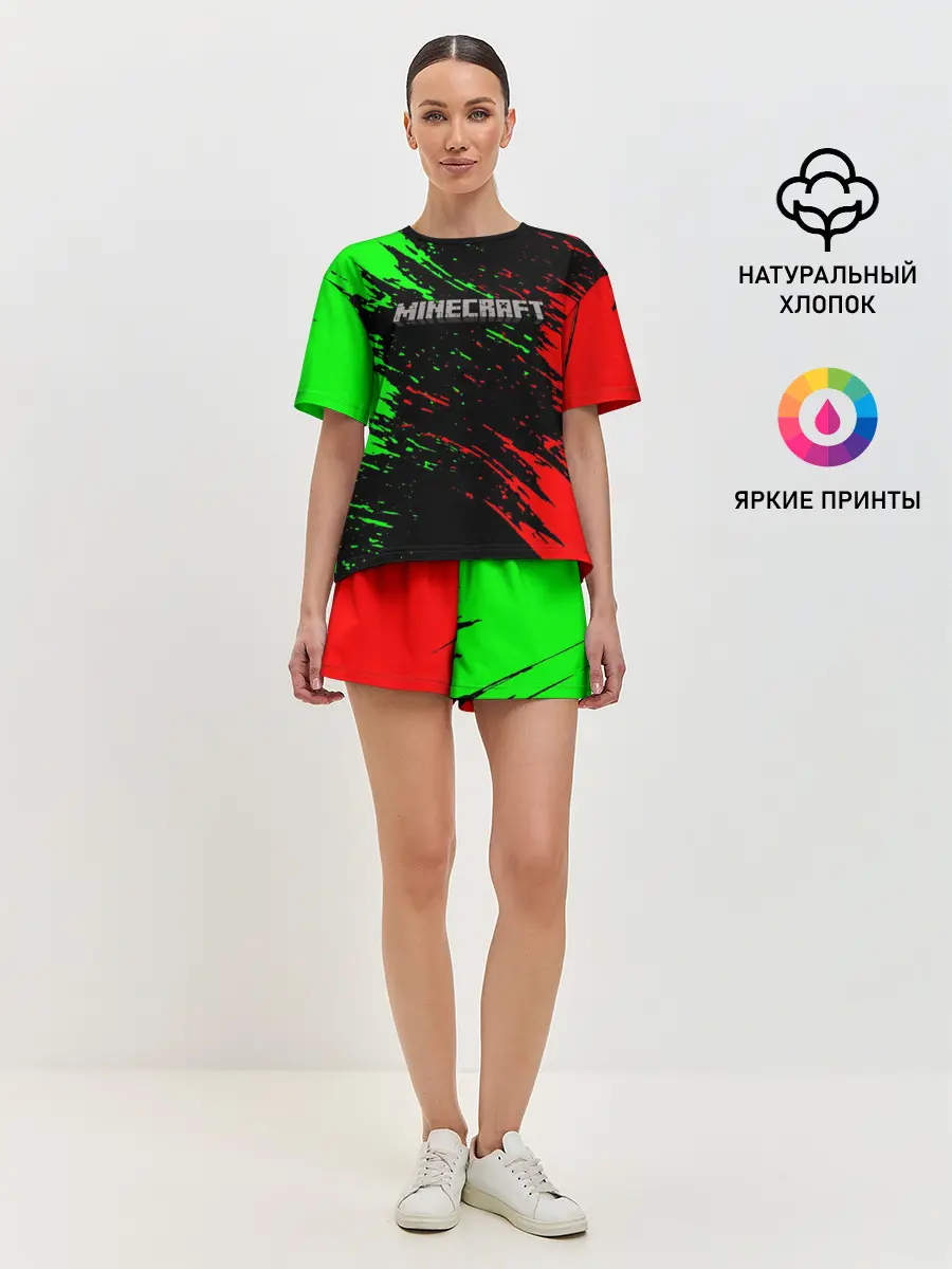 Женская пижама с шортами / MINECRAFT