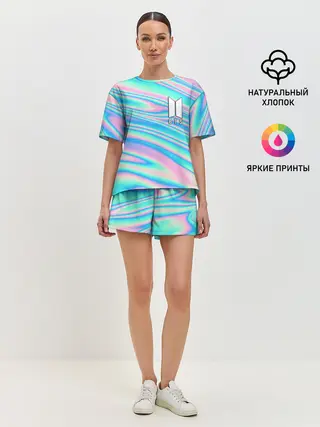 Женская пижама с шортами / BTS