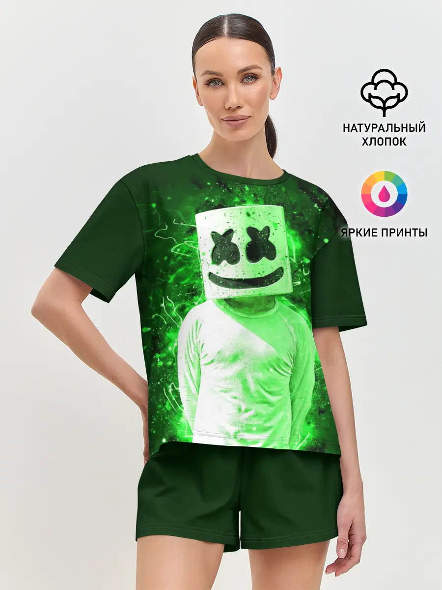 Женская пижама с шортами / MARSHMELLO