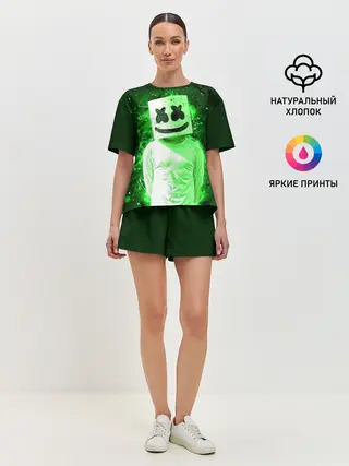 Женская пижама с шортами / MARSHMELLO