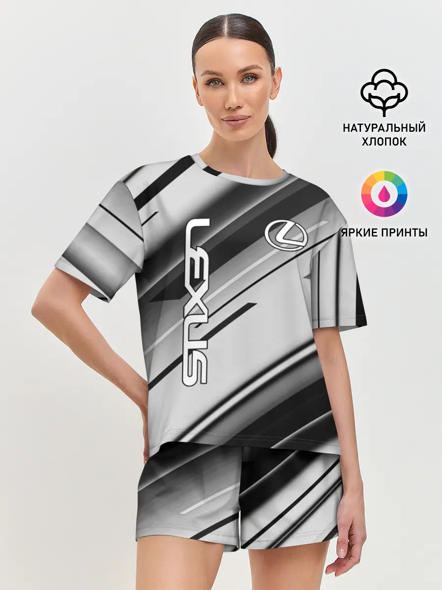 Женская пижама с шортами / Лексус | Lexus