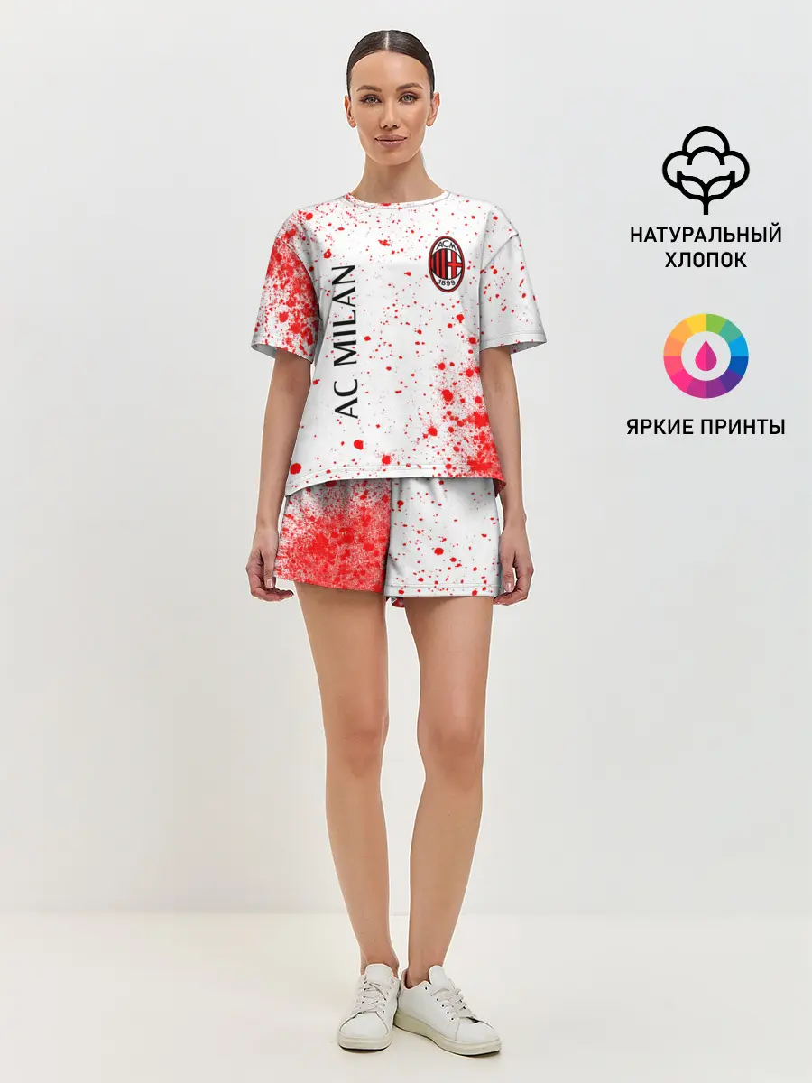 Женская пижама с шортами / AC MILAN / МИЛАН