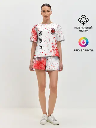 Женская пижама с шортами / AC MILAN / МИЛАН