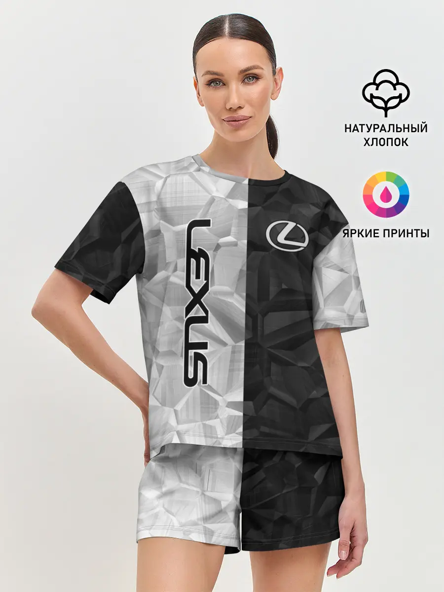 Женская пижама с шортами / Lexus | Лексус