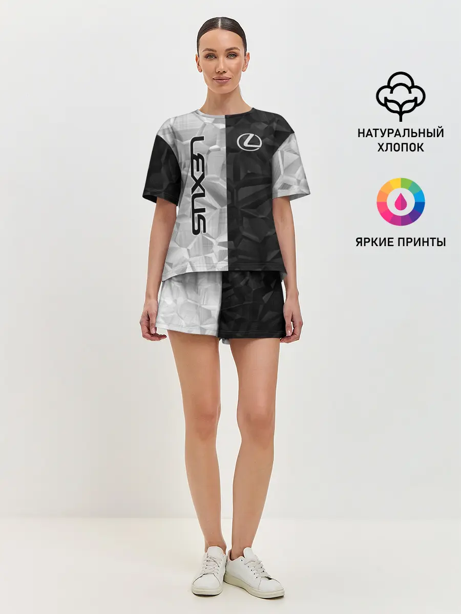 Женская пижама с шортами / Lexus | Лексус