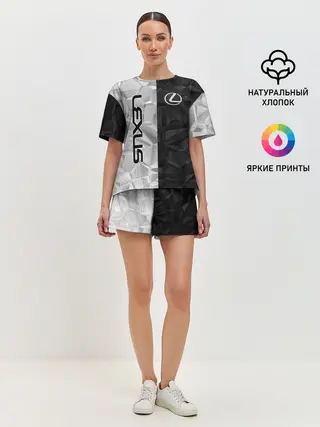 Женская пижама с шортами / Lexus | Лексус