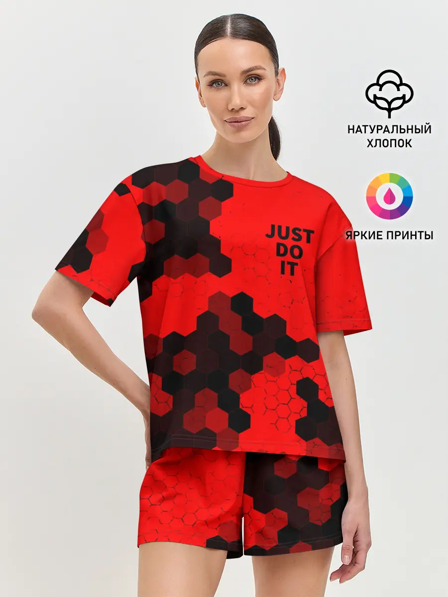 Женская пижама с шортами / JUST DO IT