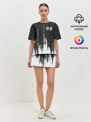 Женская пижама с шортами / MARILYN MANSON / М. МЭНСОН