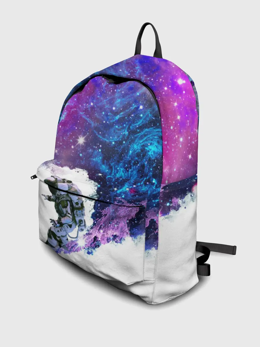 Рюкзак джинсовый / Космический сноуборд