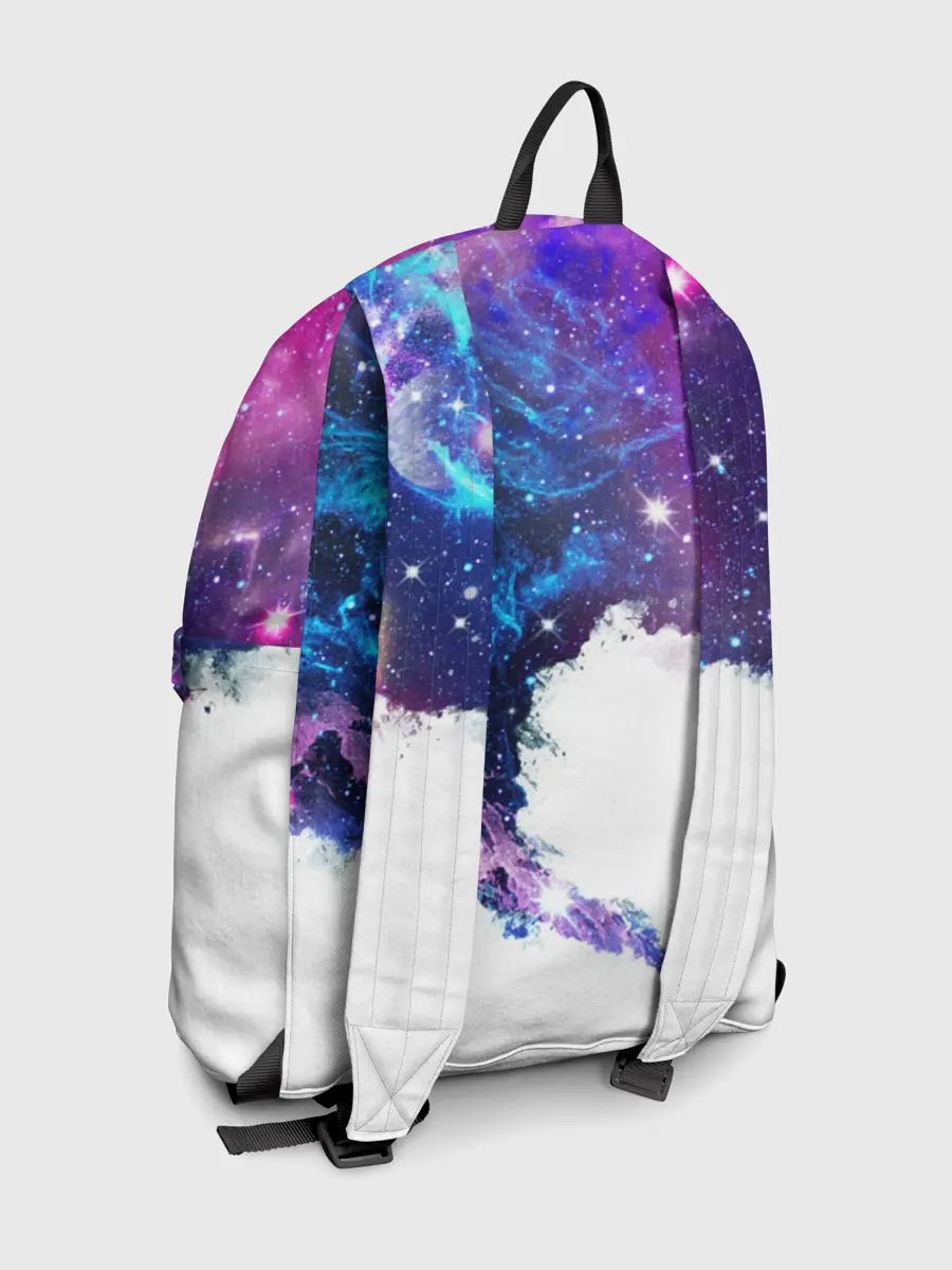 Рюкзак джинсовый / Космический сноуборд