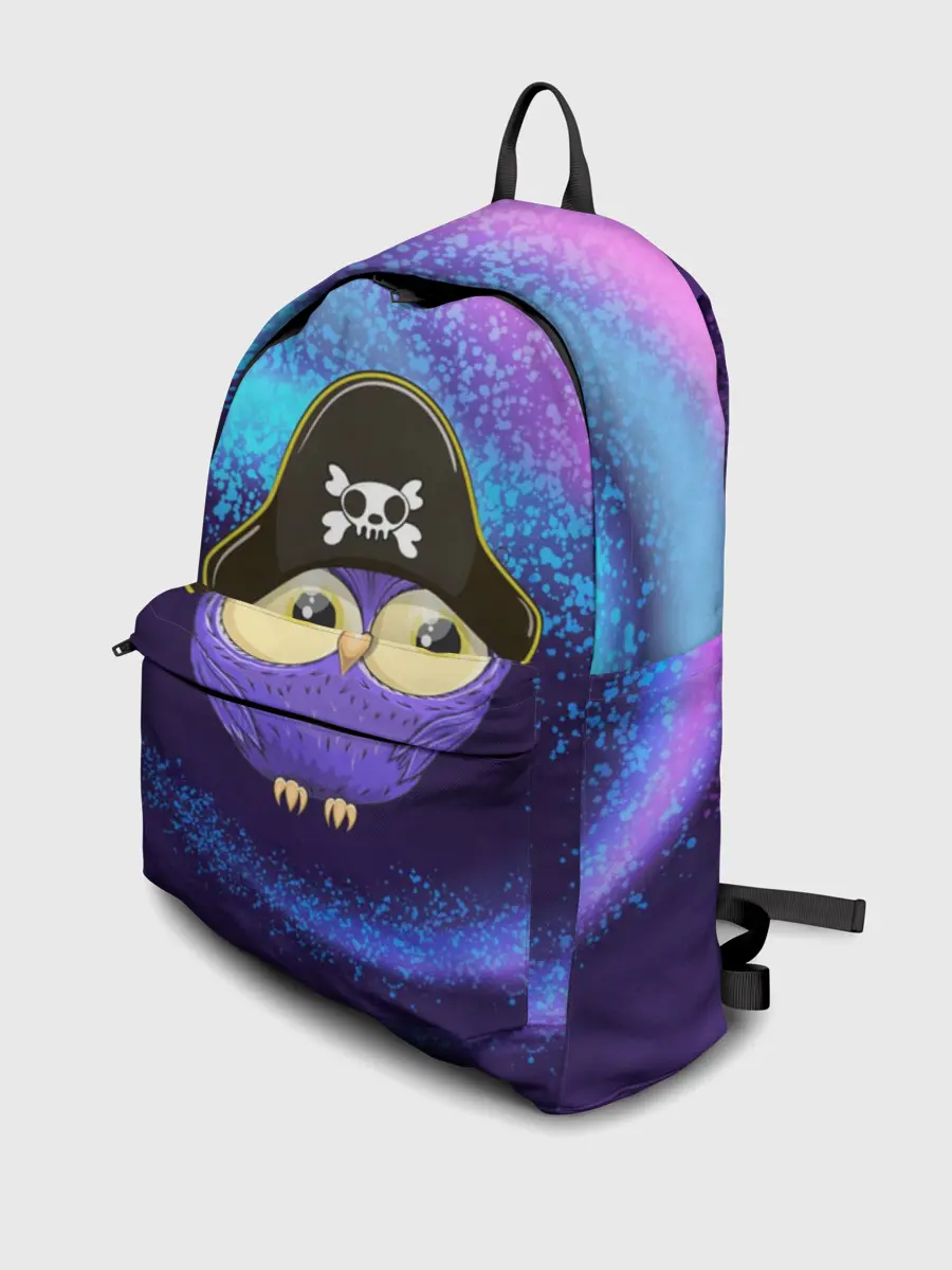 Рюкзак джинсовый / Сова пират