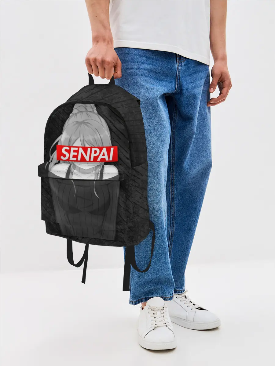 Рюкзак джинсовый / Anime Senpai Girl