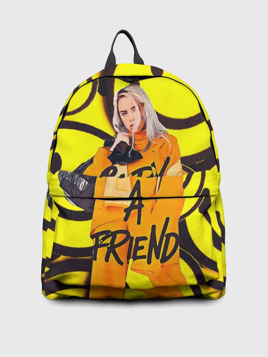 Рюкзак джинсовый / Billie Eilish Выкинь Друга