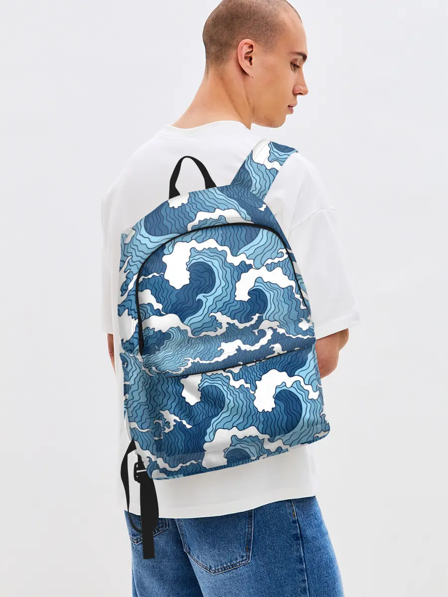 Рюкзак джинсовый / Морские волны