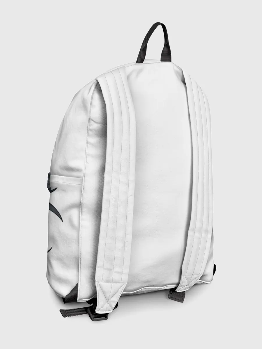 Рюкзак джинсовый / Акаме атакует на белом фоне