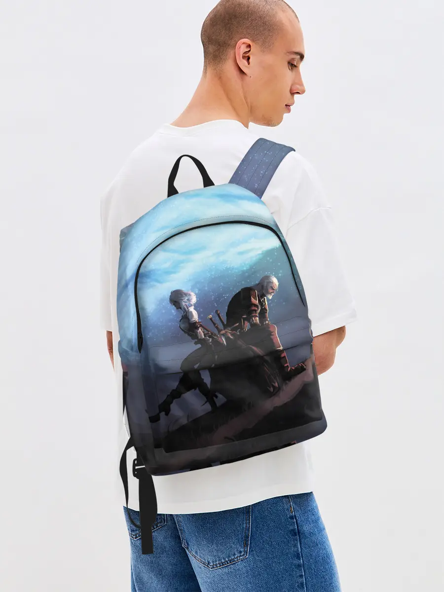 Рюкзак джинсовый / Цири И Геральд