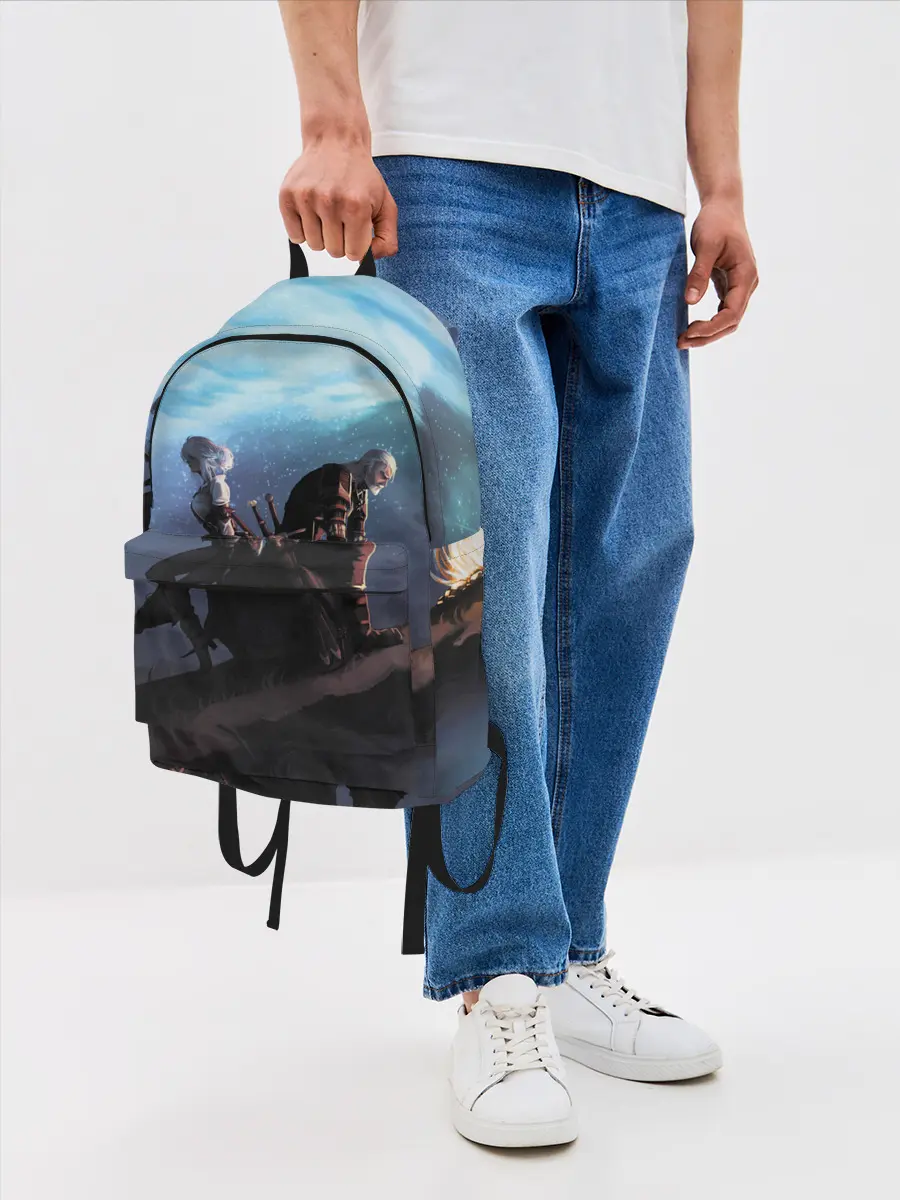 Рюкзак джинсовый / Цири И Геральд