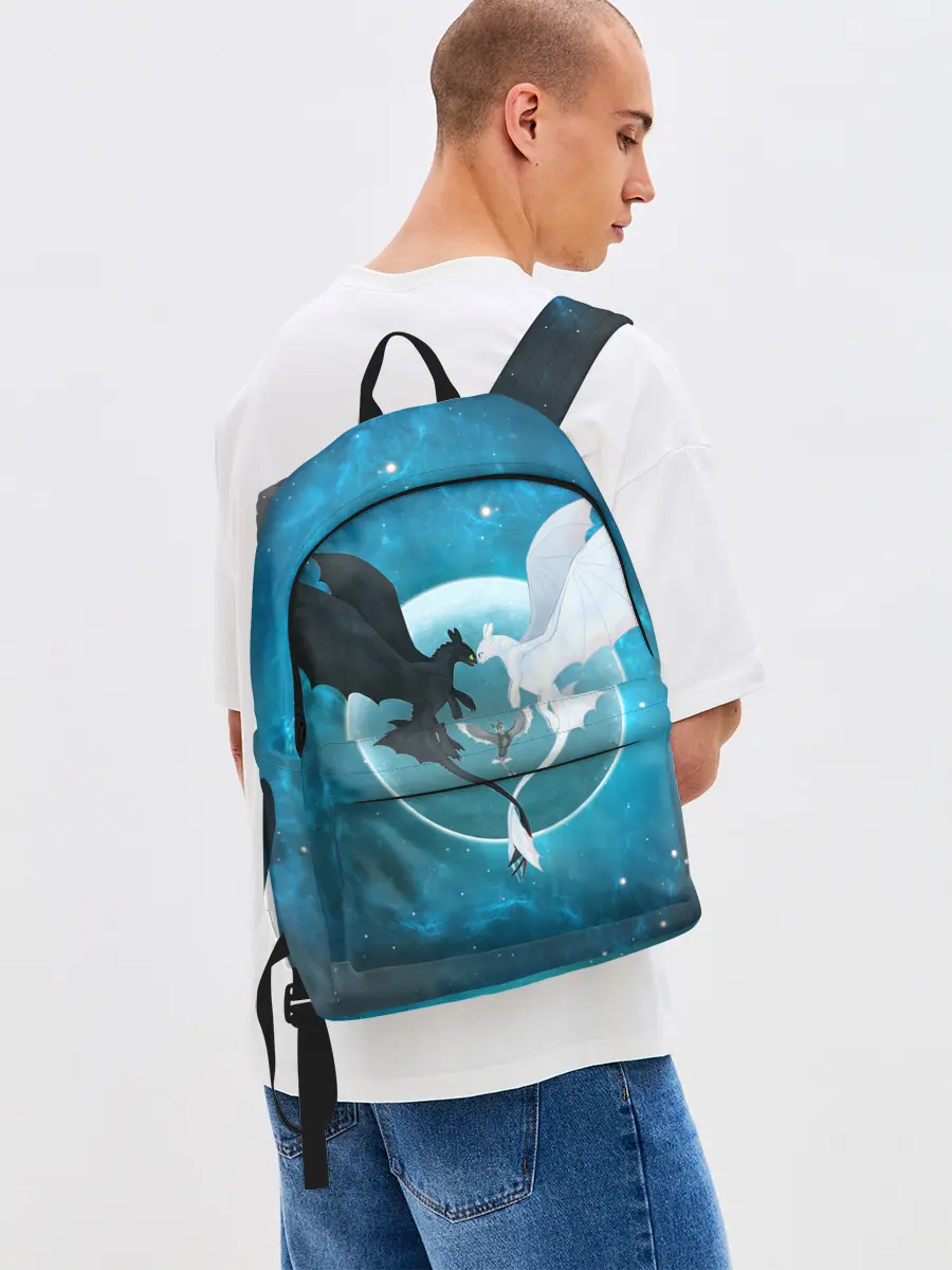 Рюкзак джинсовый / ночная фурия