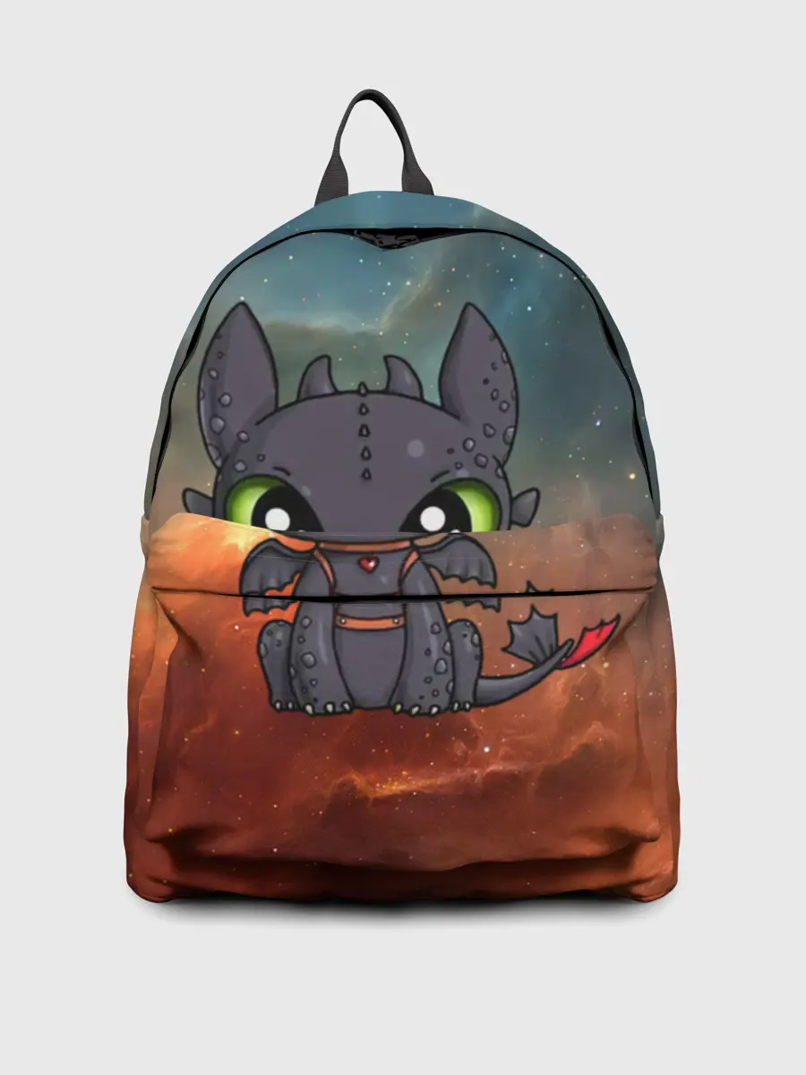 Рюкзак джинсовый / ночная фурия