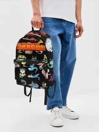 Рюкзак джинсовый / How to Train Your Dragon