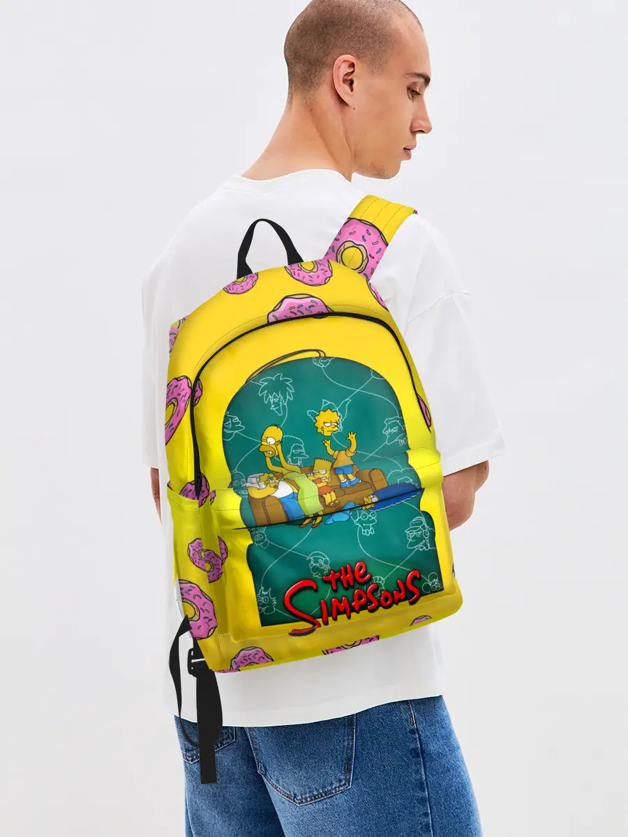 Рюкзак джинсовый / Симпсоны
