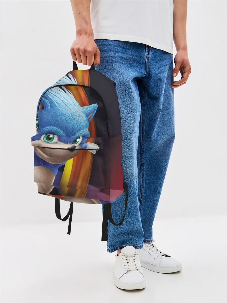 Рюкзак джинсовый / Sonic