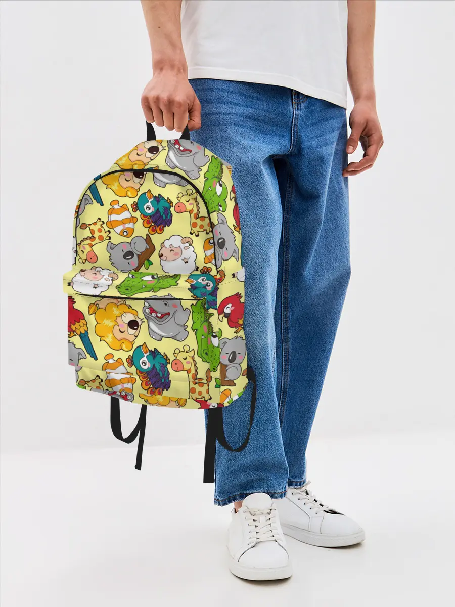 Рюкзак джинсовый / Зоопарк