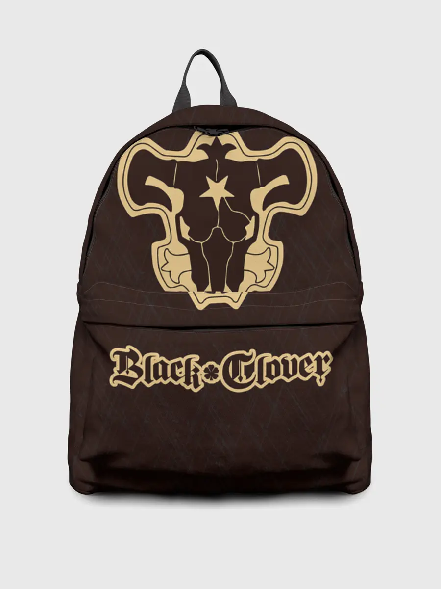 Рюкзак джинсовый / Черный Клевер