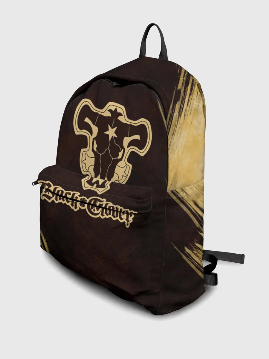 Рюкзак джинсовый / Черный Клевер