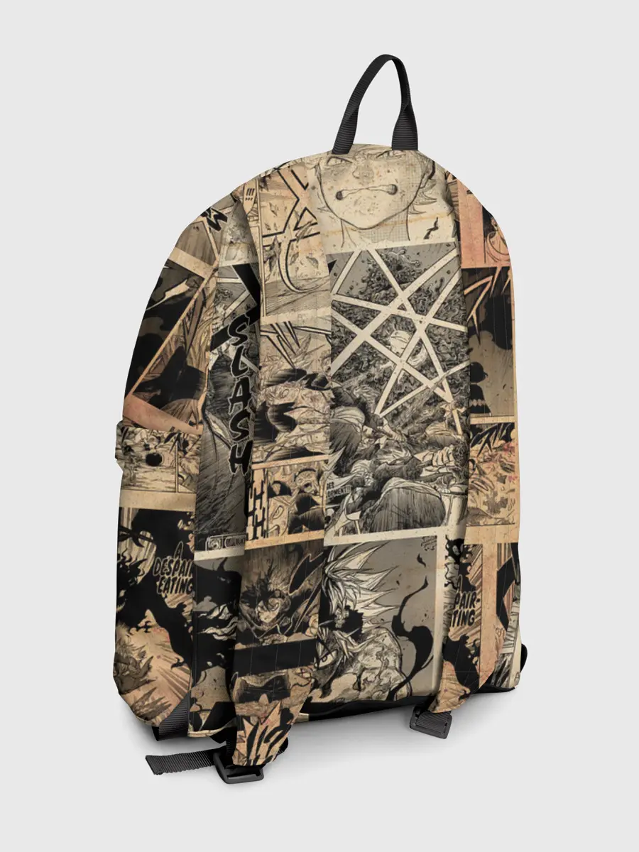 Рюкзак джинсовый / Черный Клевер