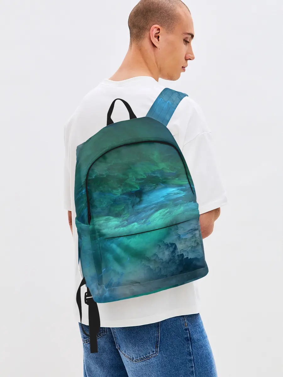 Рюкзак джинсовый / Изумрудные Облака