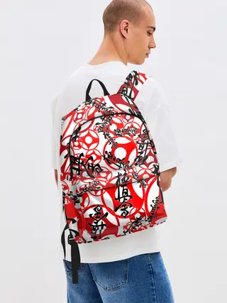 Рюкзак джинсовый / Каратэ киокушинкай