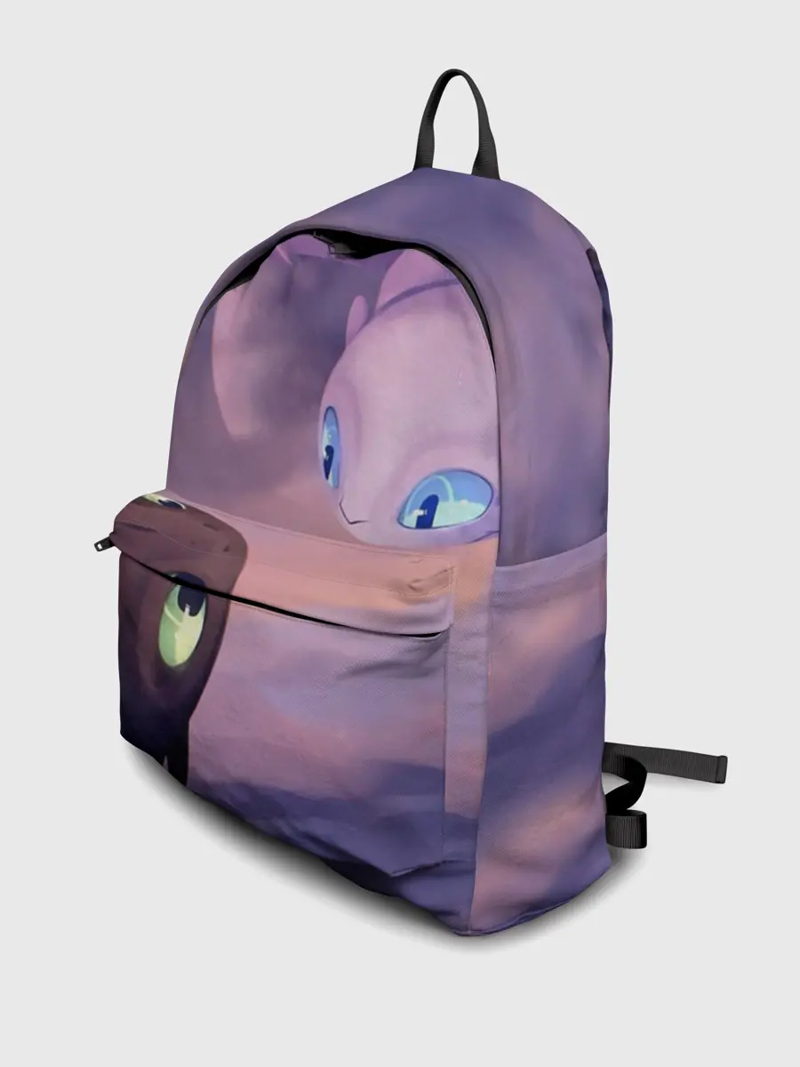 Рюкзак джинсовый / Как приручить дракона