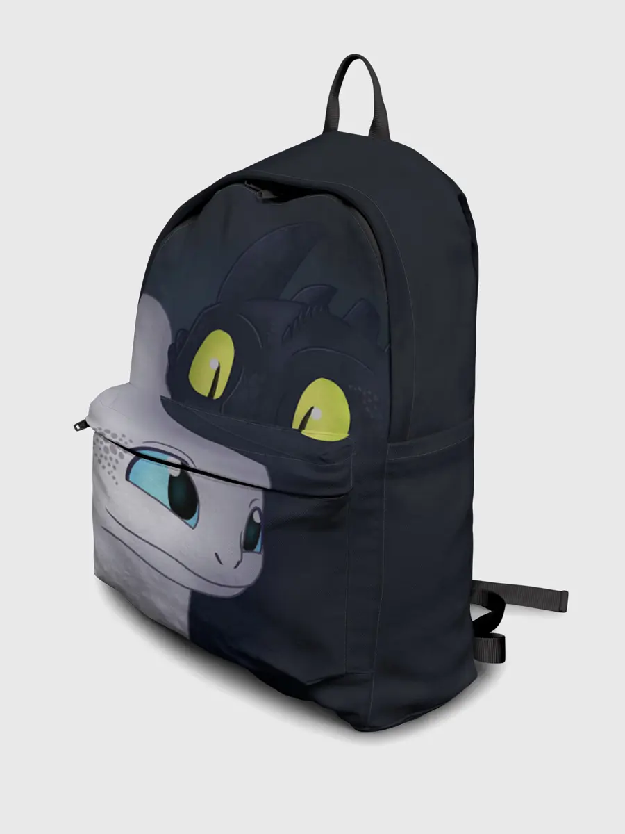 Рюкзак джинсовый / Как приручить дракона