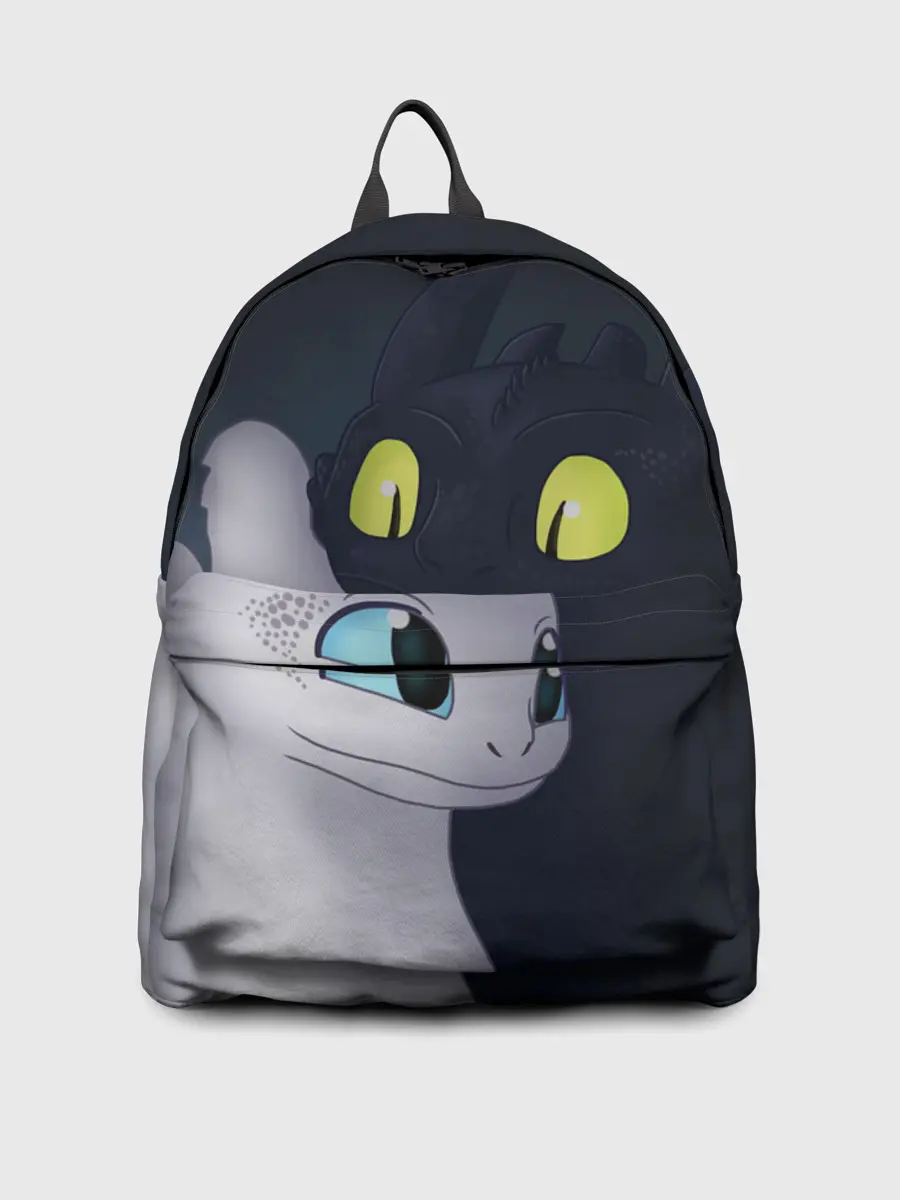 Рюкзак джинсовый / Как приручить дракона