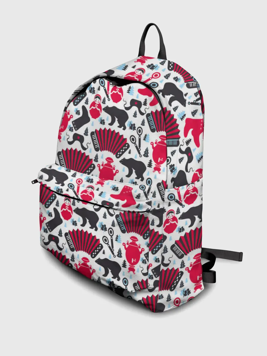 Рюкзак джинсовый / Русский орнамент