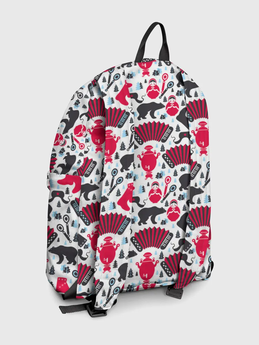 Рюкзак джинсовый / Русский орнамент