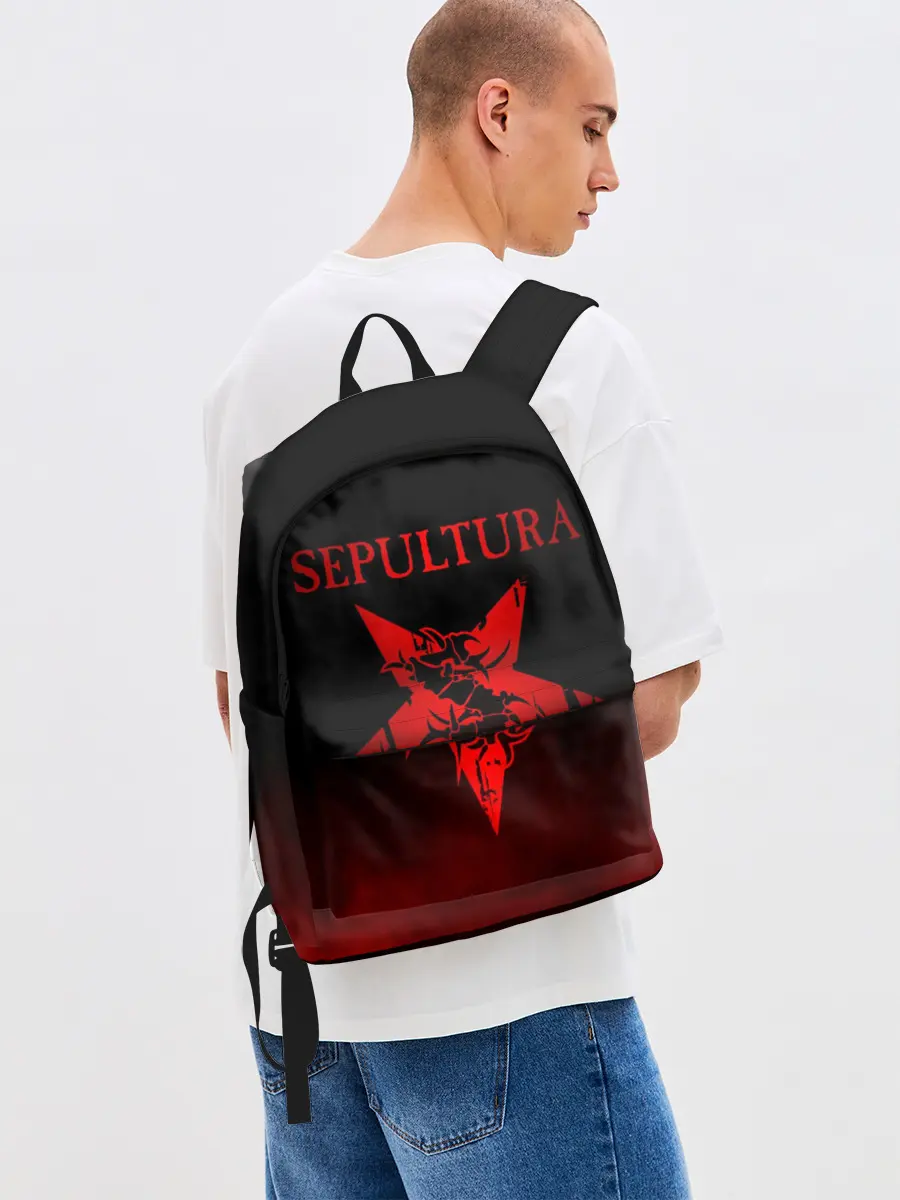 Рюкзак джинсовый / Sepultura