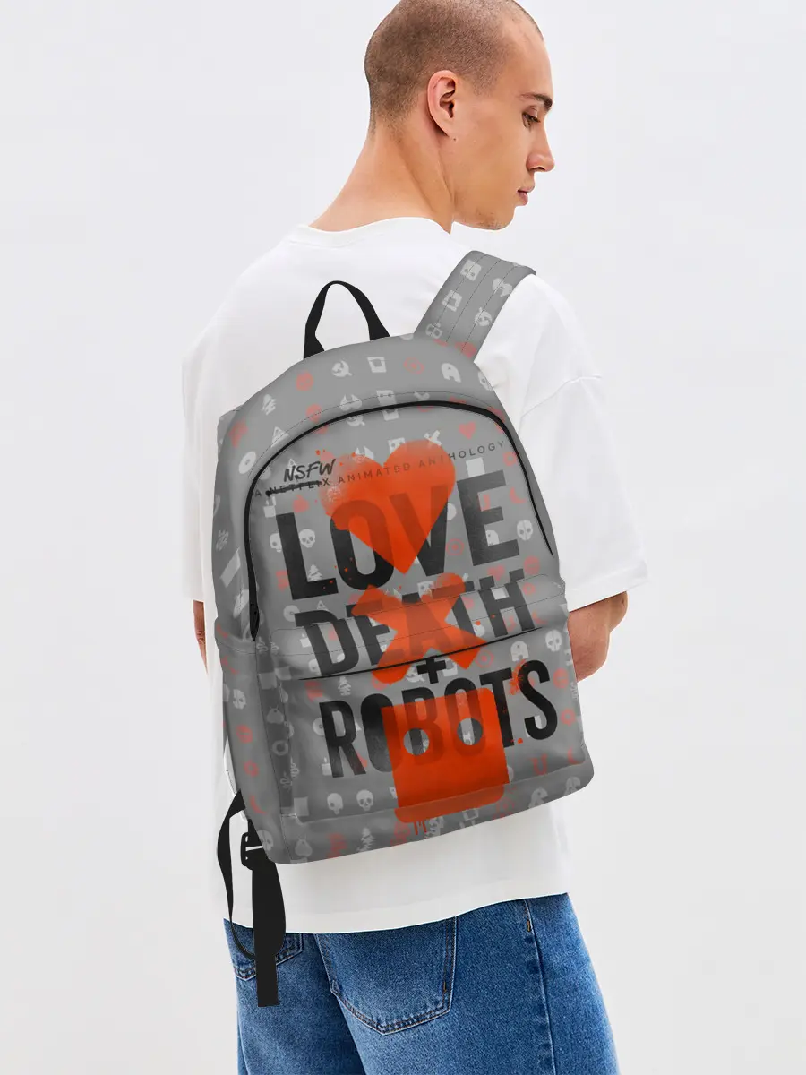 Рюкзак джинсовый / LOVE DEATH + ROBOTS