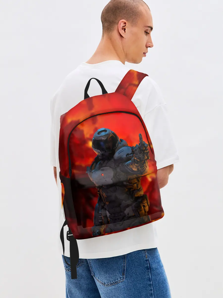 Рюкзак джинсовый / DOOM 3