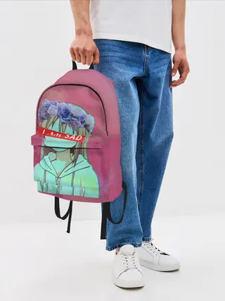 Рюкзак джинсовый / Sadness