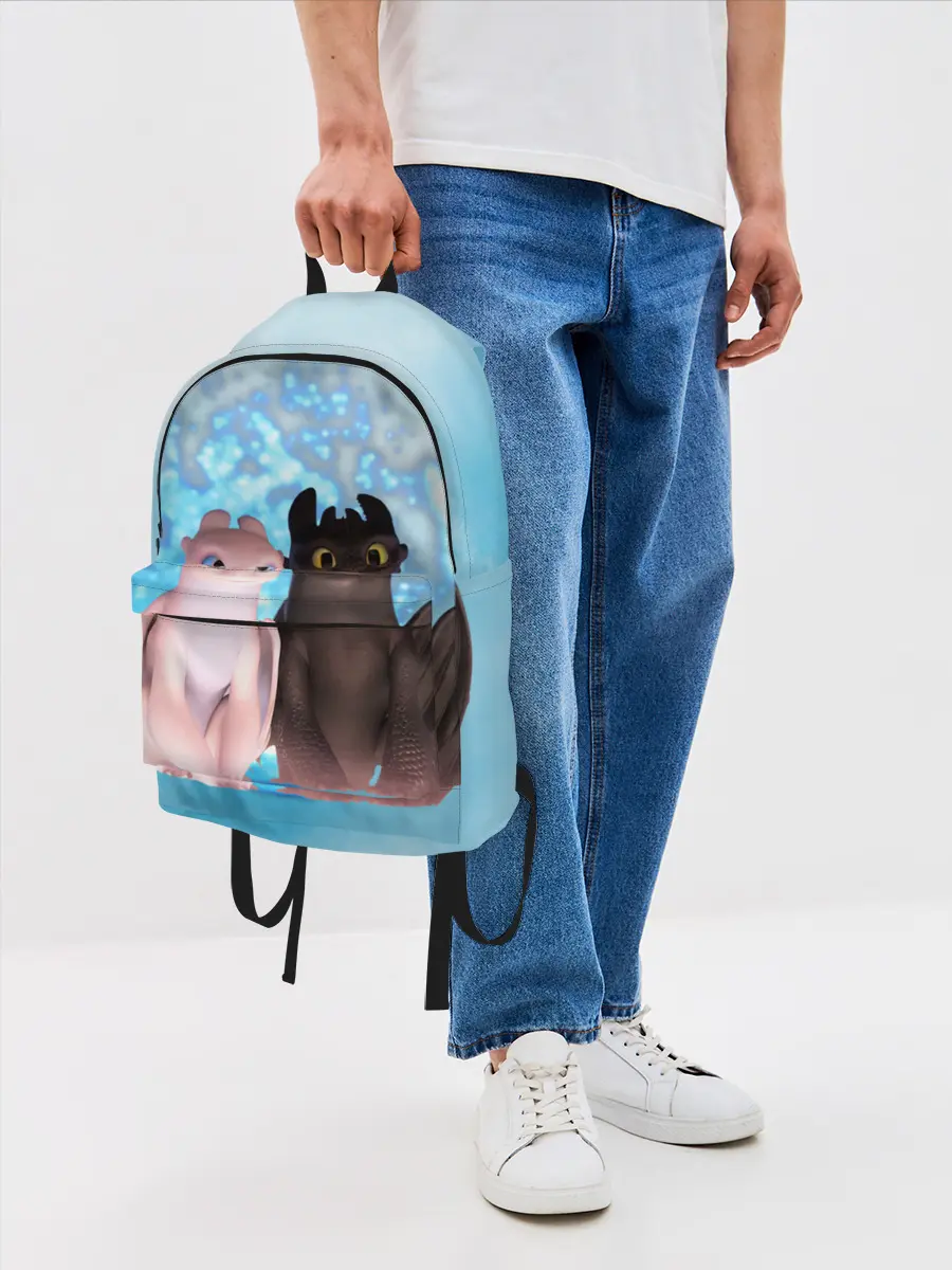 Рюкзак джинсовый / ночная фурия