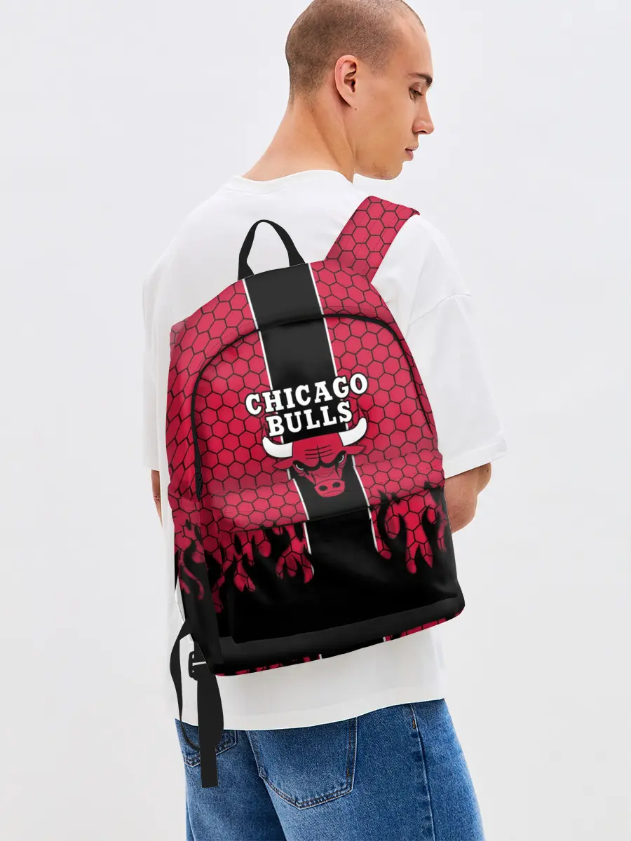 Рюкзак джинсовый / CHICAGO BULLS