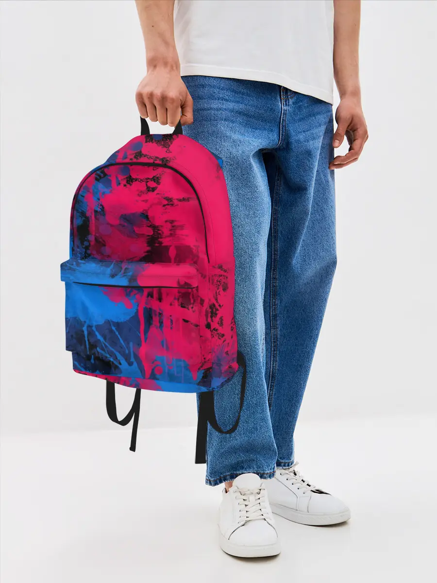Рюкзак джинсовый / Буря красок