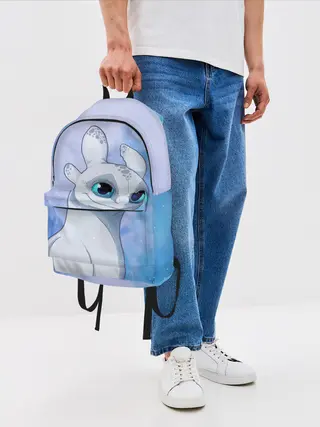 Рюкзак джинсовый / дневная фурия