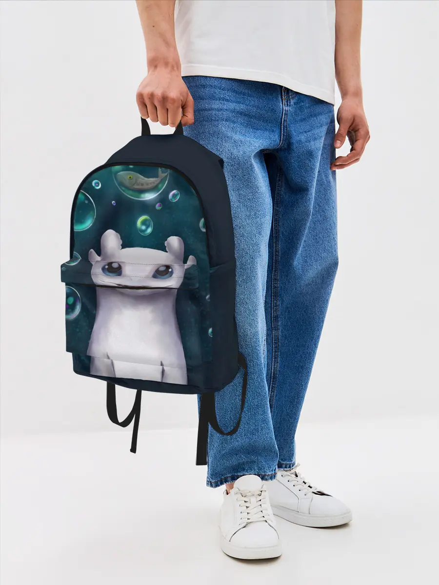 Рюкзак джинсовый / дневная фурия