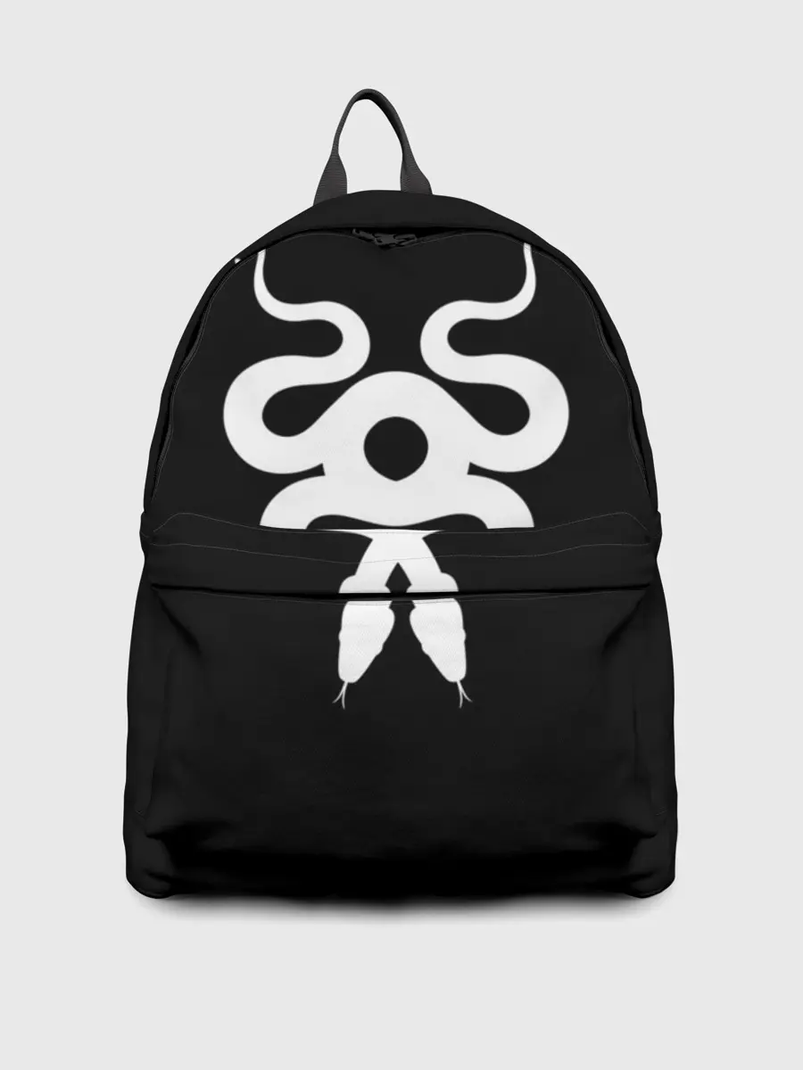 Рюкзак джинсовый / Змеиный силуэт