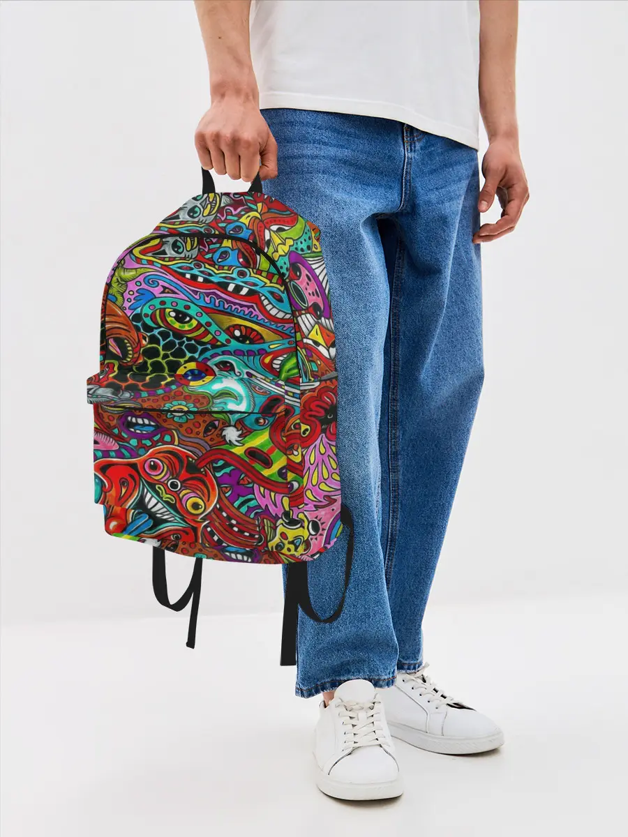 Рюкзак джинсовый / Психоделика